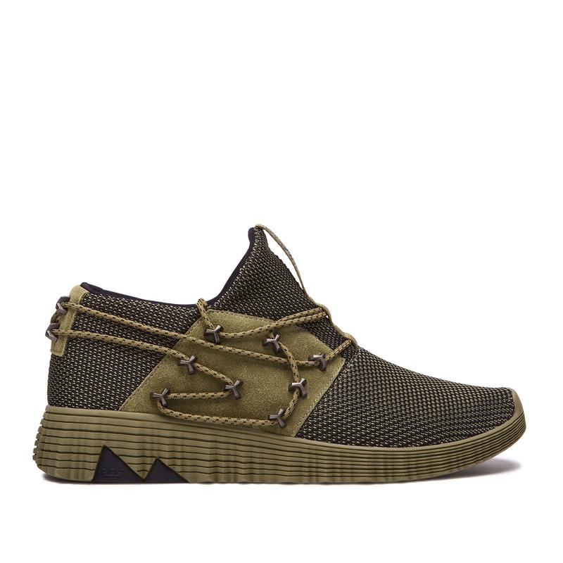 Buty Supra MALLI - Sneakersy Niskie Damskie - Oliwkowe (MTXH-07614)